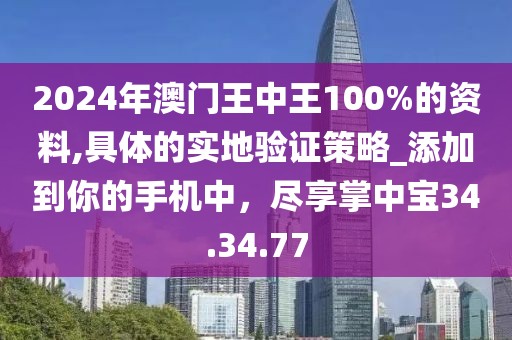 2024年澳门王中王100%的资料,具体的实地验证策略_添加到你的手机中，尽享掌中宝34.34.77