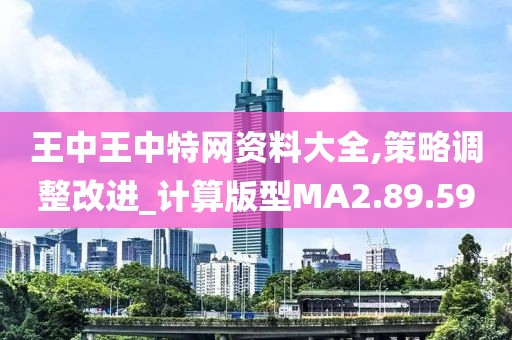 王中王中特网资料大全,策略调整改进_计算版型MA2.89.59